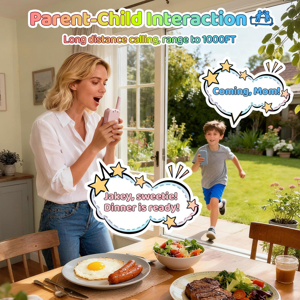 Paopaoyu video walkie talkies designed for lightweight handheld use by children.