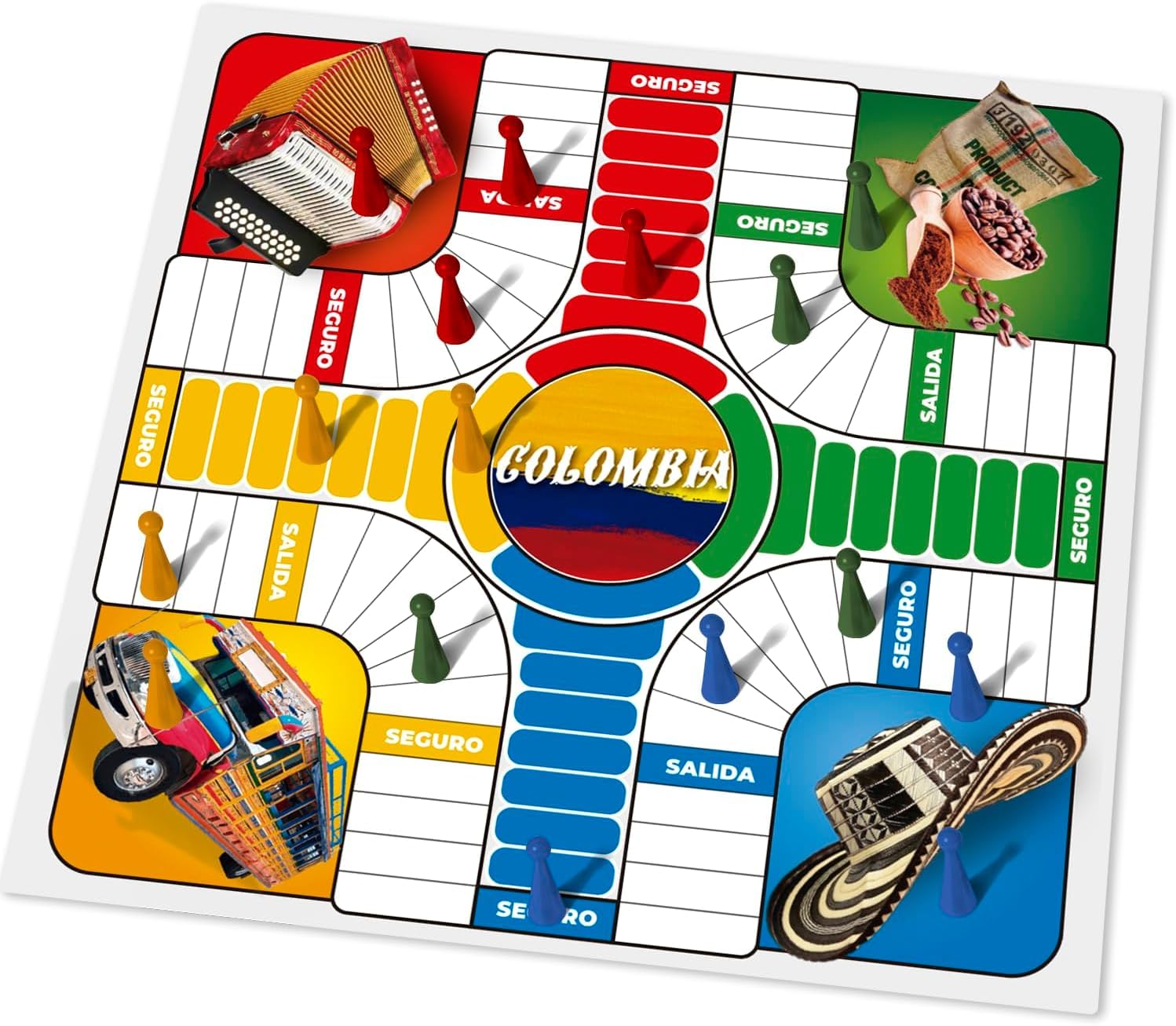 PAP PARQUES board game portable for on the go family fun.
