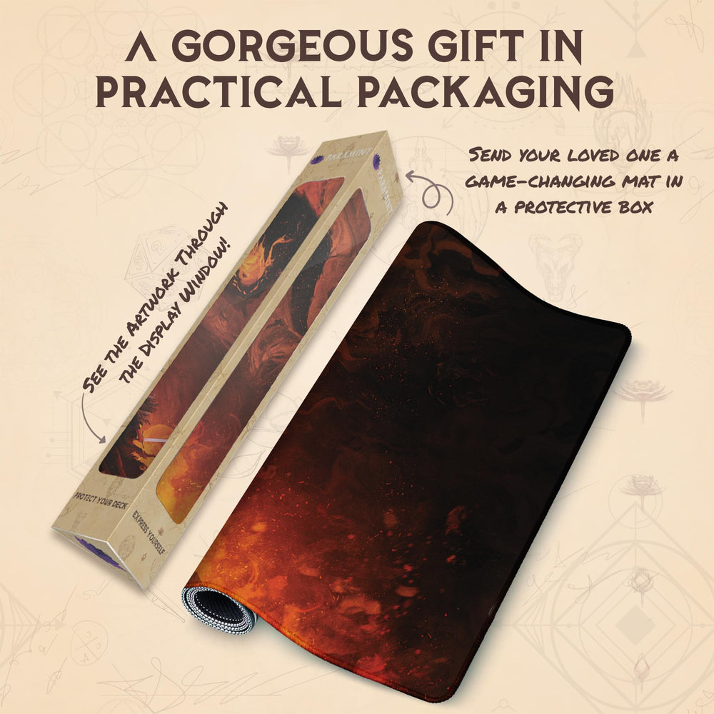 Paramint Shadow and Flame storage box keeps the mat protected when not in use.