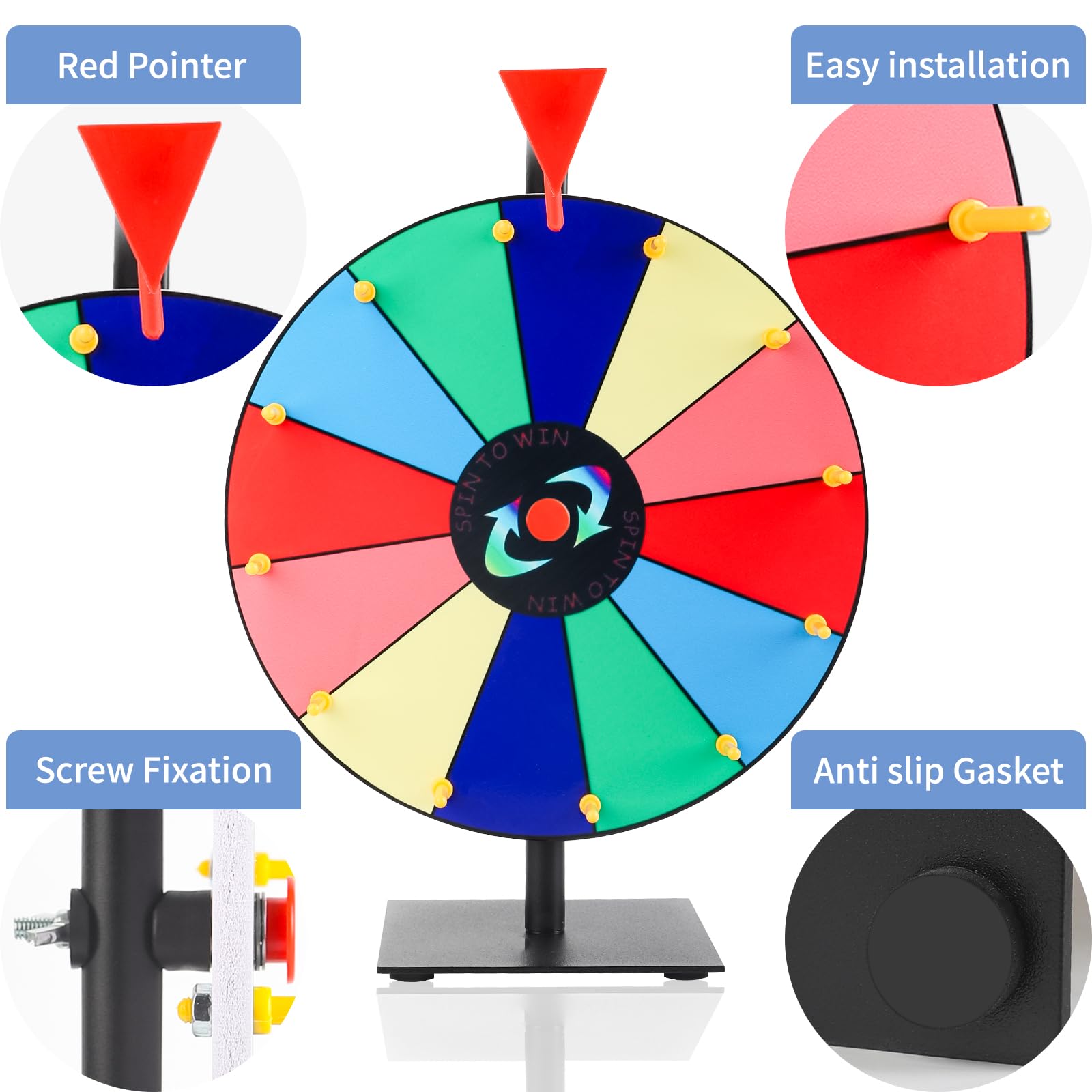 Pareberry tradeshow wheel draws attention and participation.
