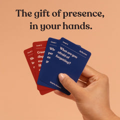 Premium card stock with calm empathetic design for processing grief