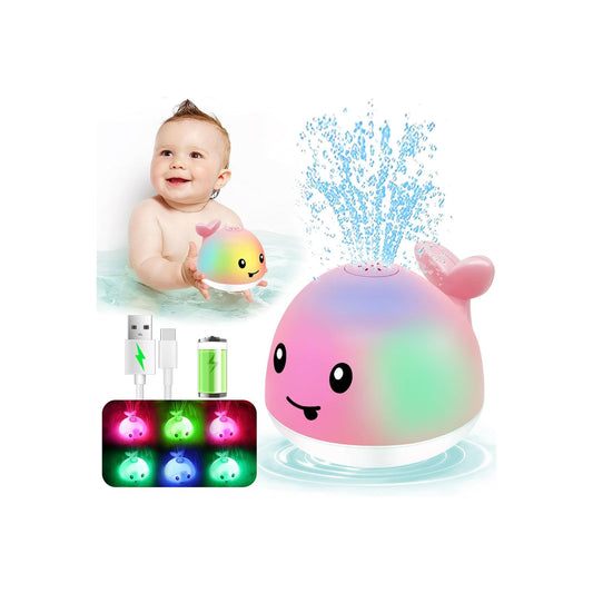 PARHILYAR Toddler Whale Bath Toy Sprinkler for engaging splashy bath time