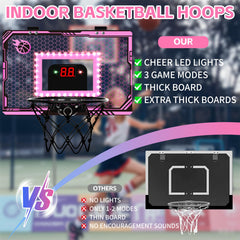 PAROTO over-the-door hoop designed for ages 6–12 and family fun.