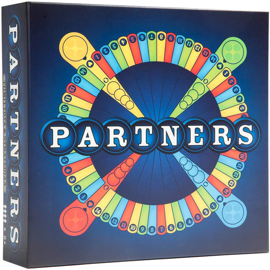 PARTNERS board game box, USA edition, ready for family game night.