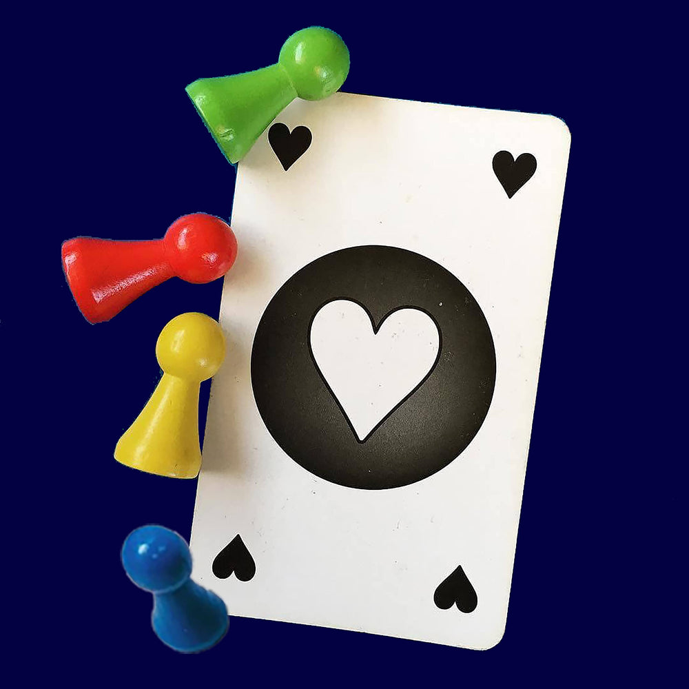 PARTNERS game components include pawns, board, cards, and rules.