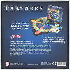 PARTNERS players swap a card at round start for strategy.