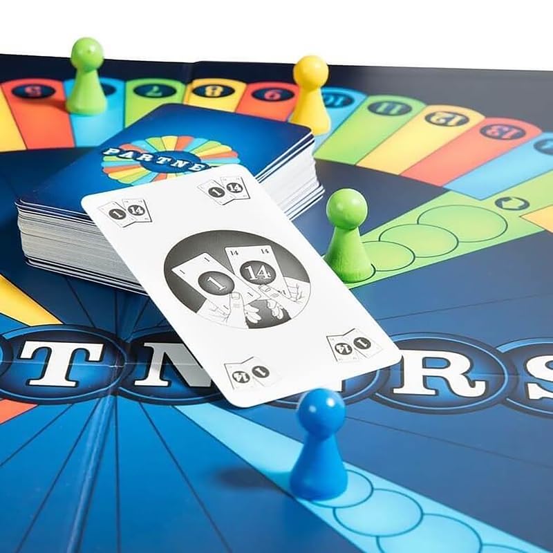 PARTNERS cards used for strategic team moves and twists.