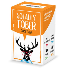 Party Profi Sotally Tober card deck laid out for an energetic party game