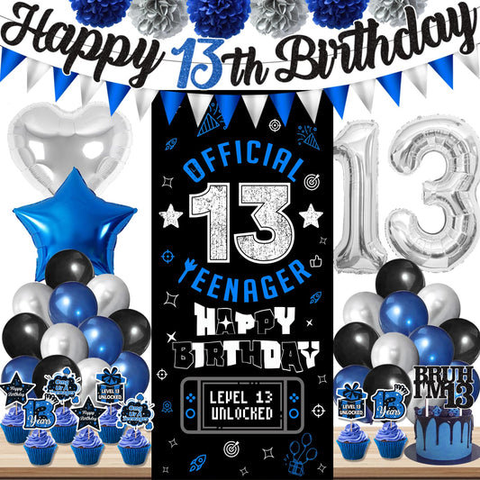 Party Tonight 13th Birthday kit contents offer a complete coordinating set for a stylish celebration.