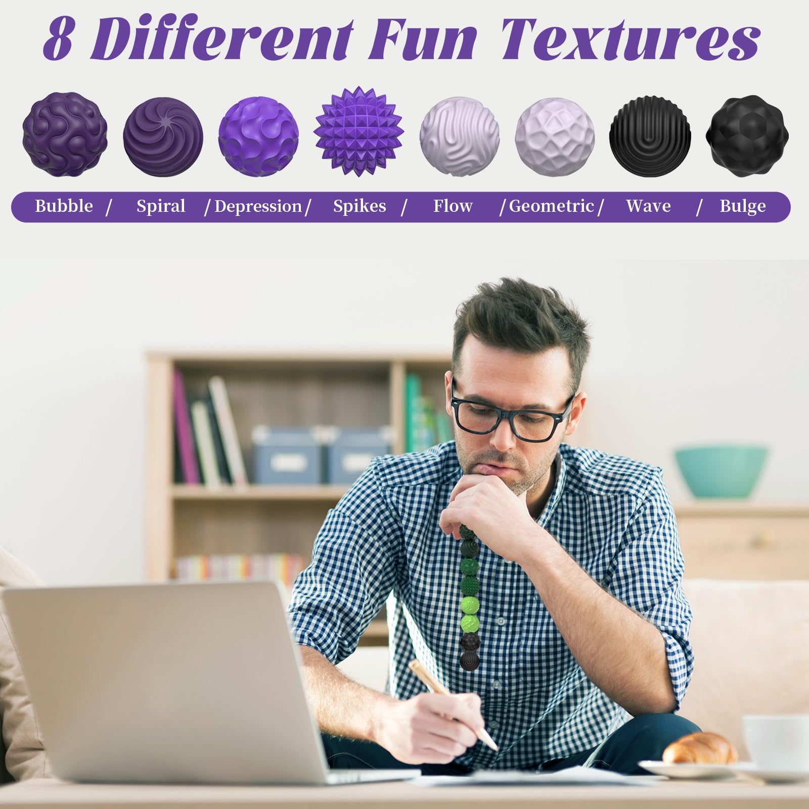 Party Tonight silicone magnetic balls operate quietly for office or classroom use.