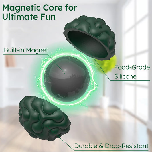 Party Tonight magnetic balls with textured exterior for sensory engagement and calm touch