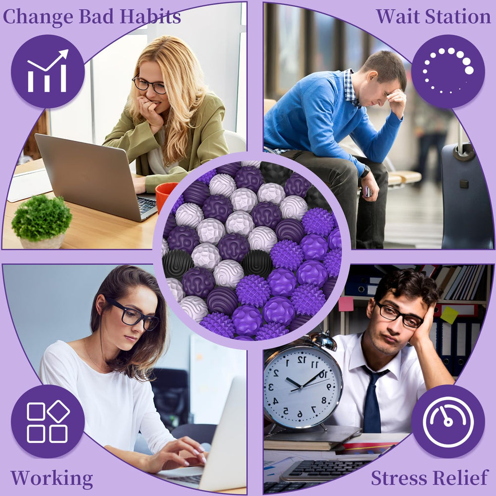 Party Tonight silicone magnetic balls feature unique textures for calm or energizing play.
