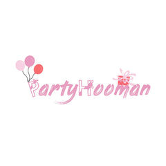 PartyHooman Paper tassels in pink finish the decor with texture