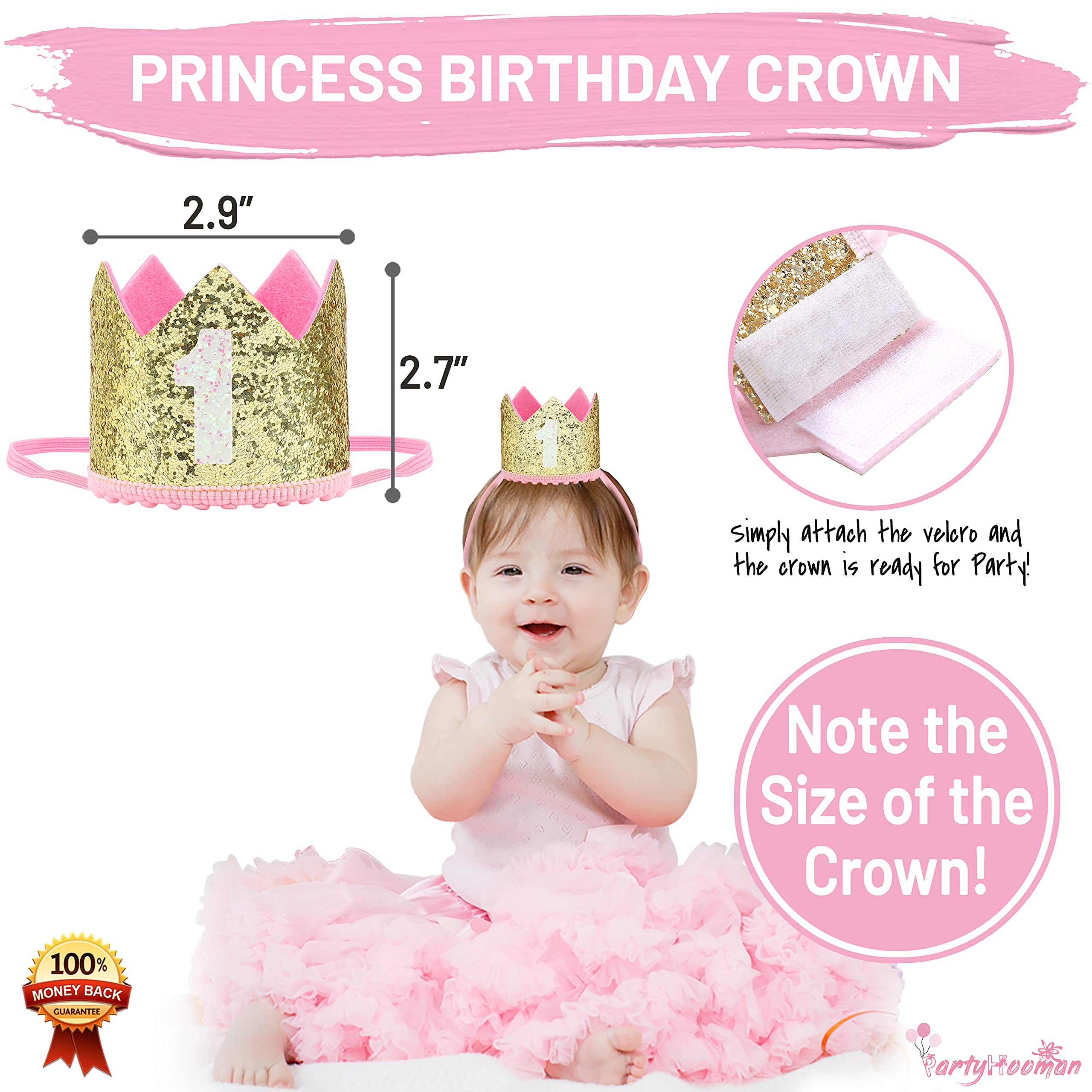 PartyHooman Star garland decoration adds whimsical sparkle to the party backdrop