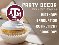 PartyKandy eco-friendly topper material supports sustainable cupcake decorating.