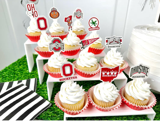 Partykandy football-themed cupcake toppers brighten game-day treats