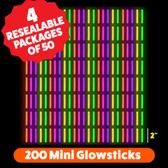 PartySticks kid-safe glow sticks ideal for ages 3 and up at parties.