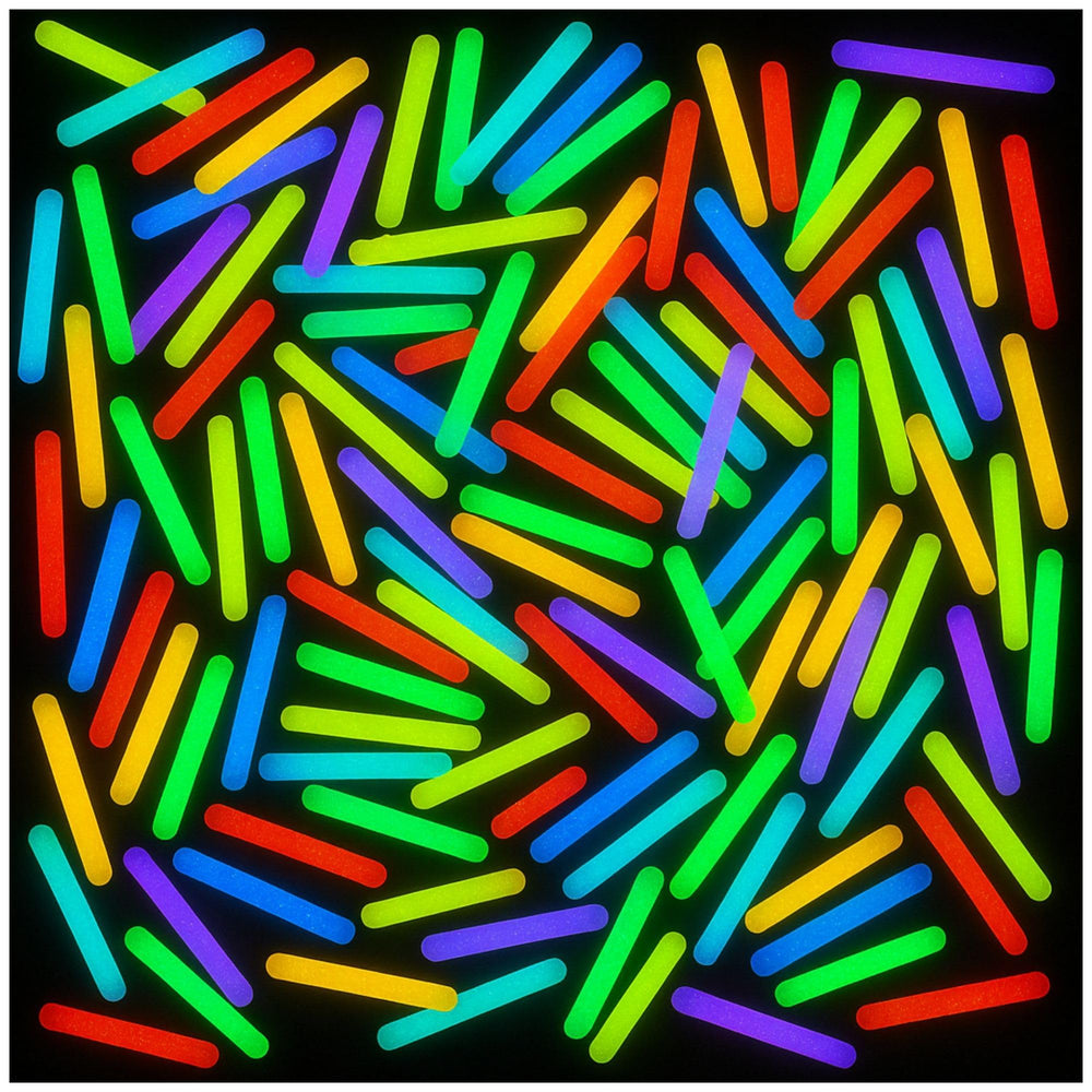 PartySticks mini glow sticks 200-pack for eye-catching party decorations and lasting glow.