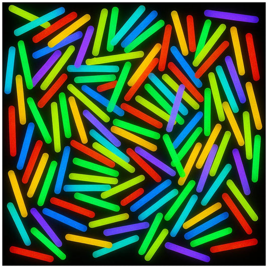 PartySticks mini glow sticks 200-pack for eye-catching party decorations and lasting glow.