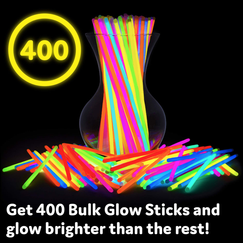 PartySticks waterproof glow sticks brighten poolside or bath-time decorations.