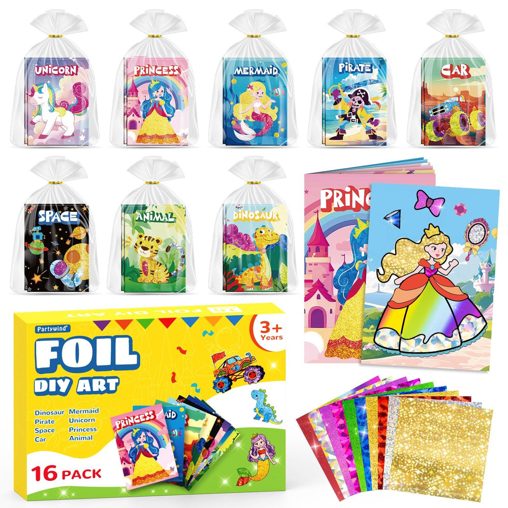 PARTYWIND foil art books cover showing bright party crafts