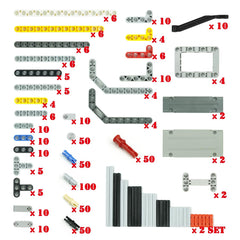 Pasacho connectors and bricks ensuring easy compatibility with major brands.