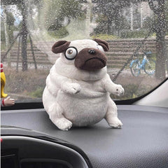 PASHMAIRE pug plush home and nursery decor accent.