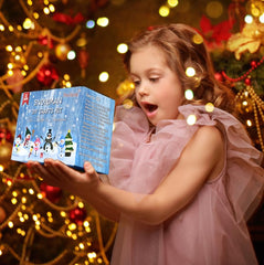 Pastard snowman kit-family activity in a cozy home setting.