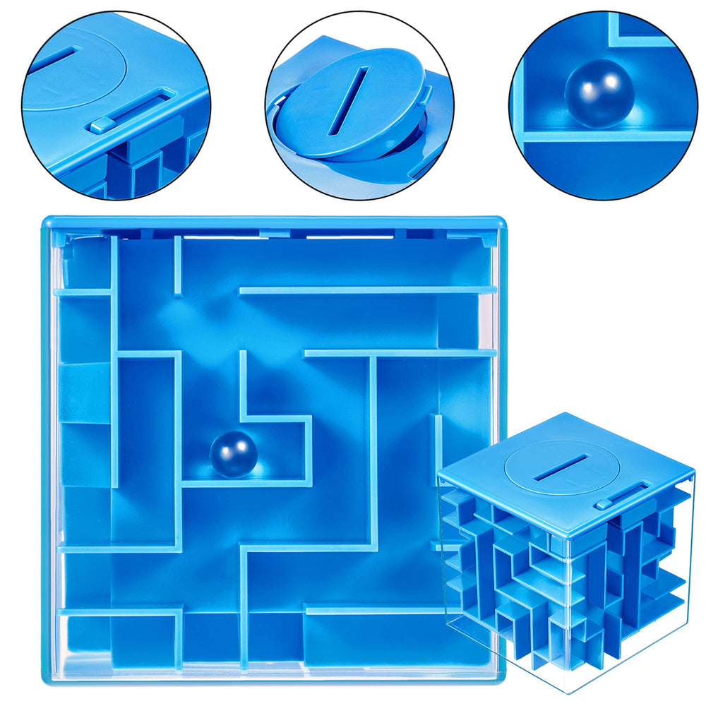 Patelai money maze box lid open, reveals reward after solving.