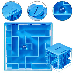 Patelai money maze box lid open, reveals reward after solving.