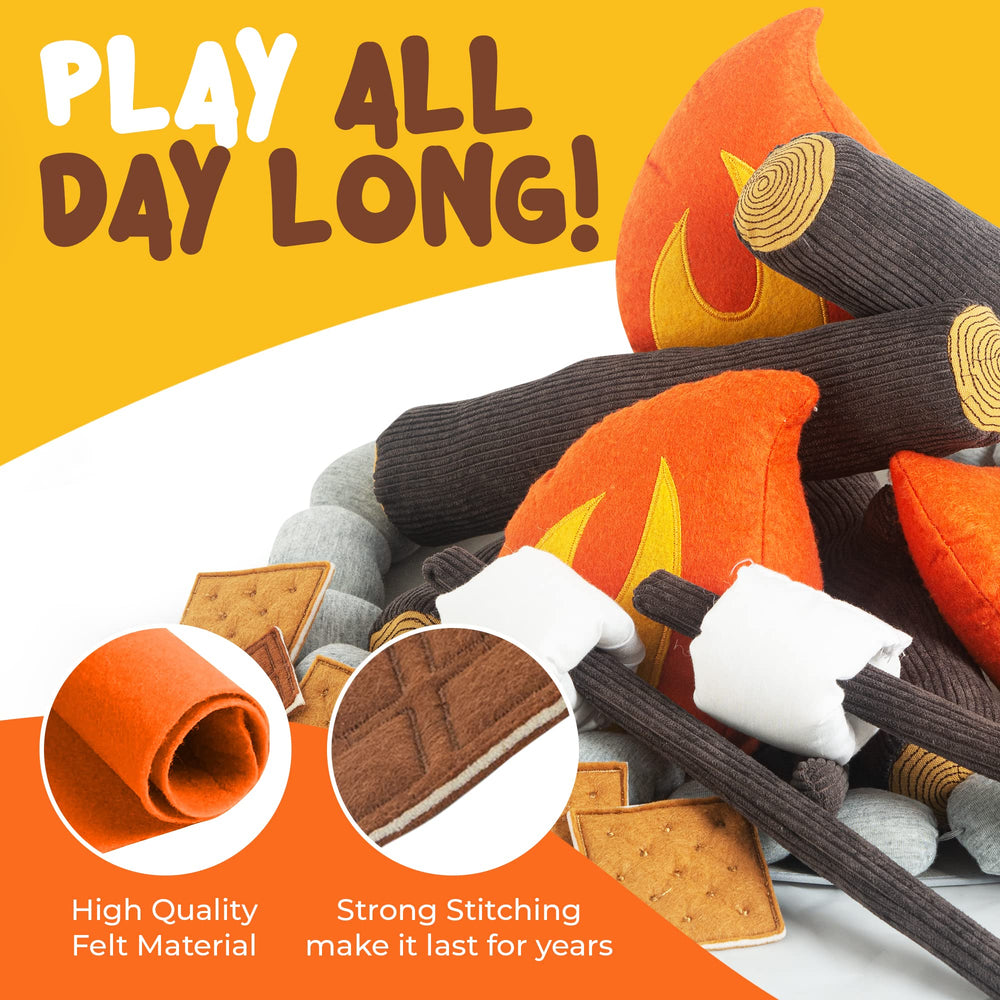 Pathfinder Pandas non-toxic safety design for worry-free indoor campfire play