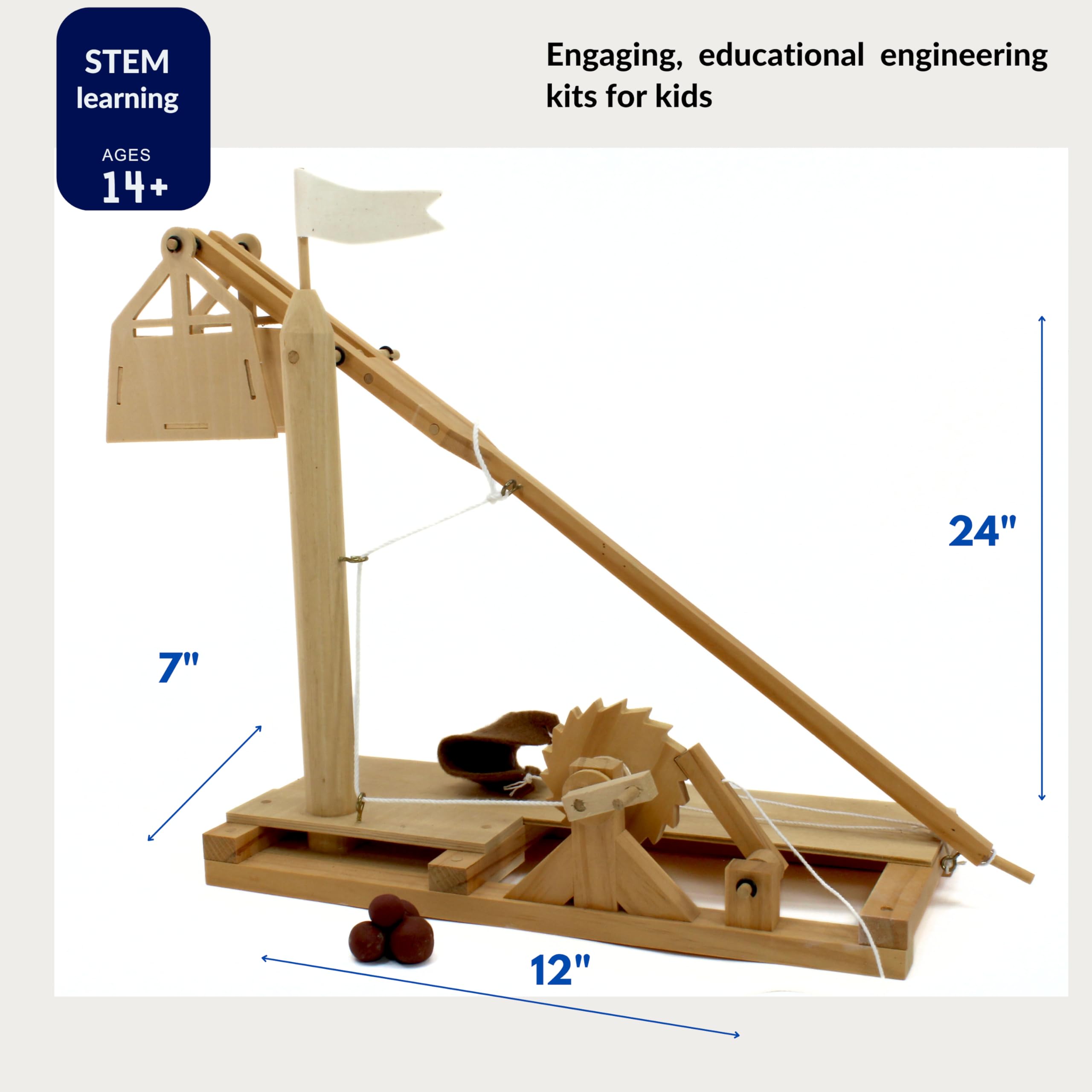 Pathfinders Trebuchet testing distance demonstrates real-world physics and measurement practice.