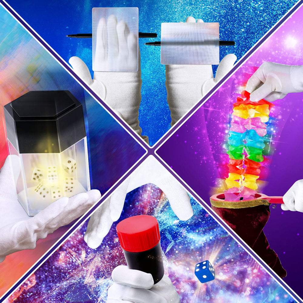 PATIFEED Kids Magic Kit prop pack includes kid-safe accessories for magic sets.