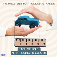 Pattern Frenzi travel-friendly set, compact and lightweight for car rides or flights.