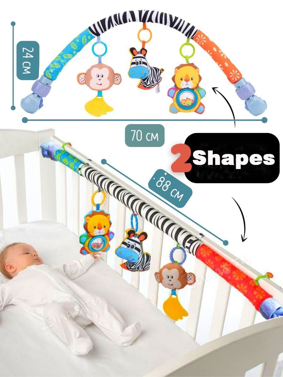 Pau1Hami1ton baby mobile arch ready to attach to crib, stroller, or bassinet