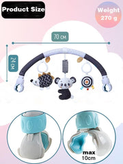 Pau1Hami1ton koala wind chime car-seat toy provides gentle auditory cues.