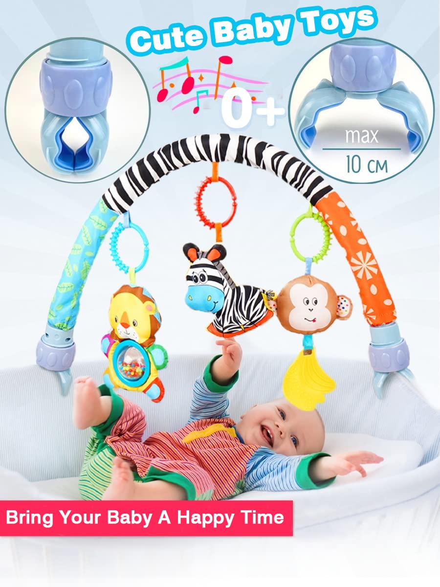 Pau1Hami1ton stroller toy clip securely attaches to prams and car seats
