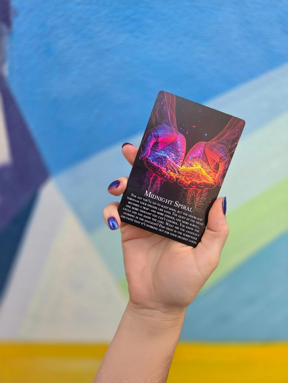 Pauseology Alchemy of Awareness deck journaling-prompt card inspires reflective writing.