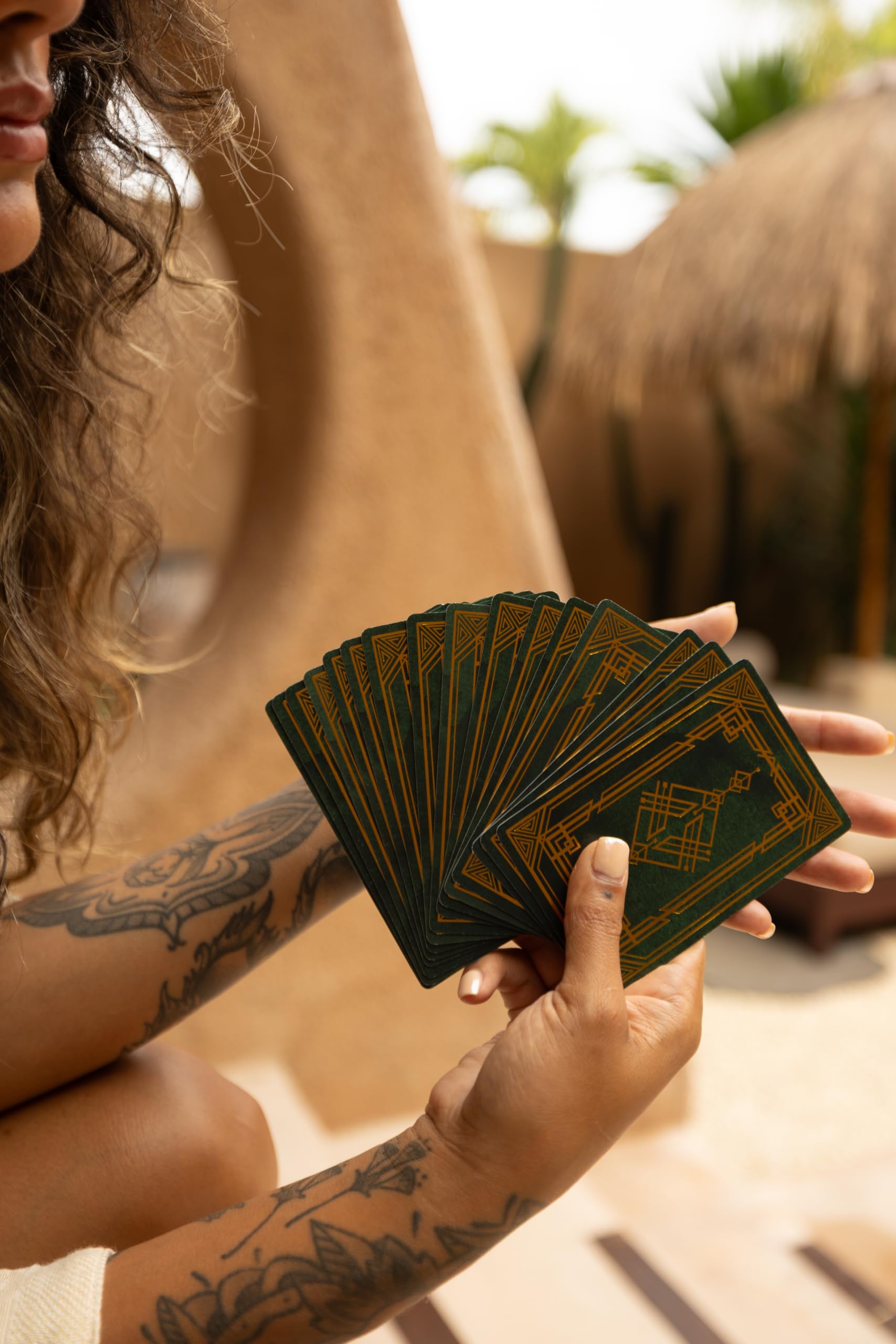 Pauseology True Intentions art deco design adds luxe energy to readings
