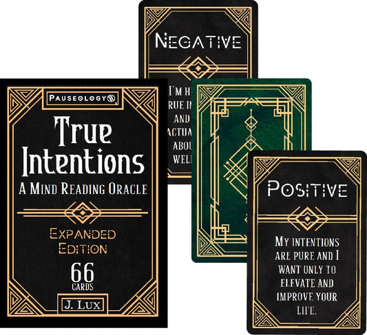 Pauseology True Intentions deck with magnetic box enhances treasured readings