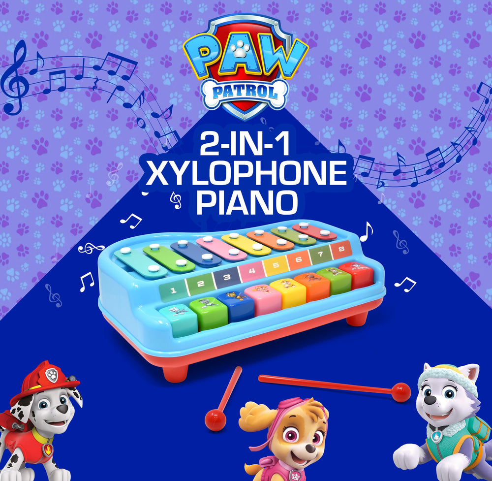 Paw Patrol 2-in-1 multicolored keys closeup promoting color recognition and fun