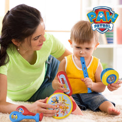 Paw Patrol 6-piece musical toy set for home or classroom.