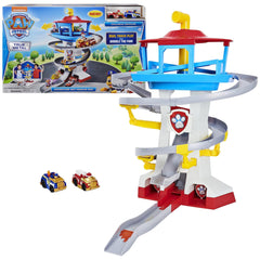 PAW Patrol Adventure Bay Rescue Way Playset Lookout Tower with dual tracks for action