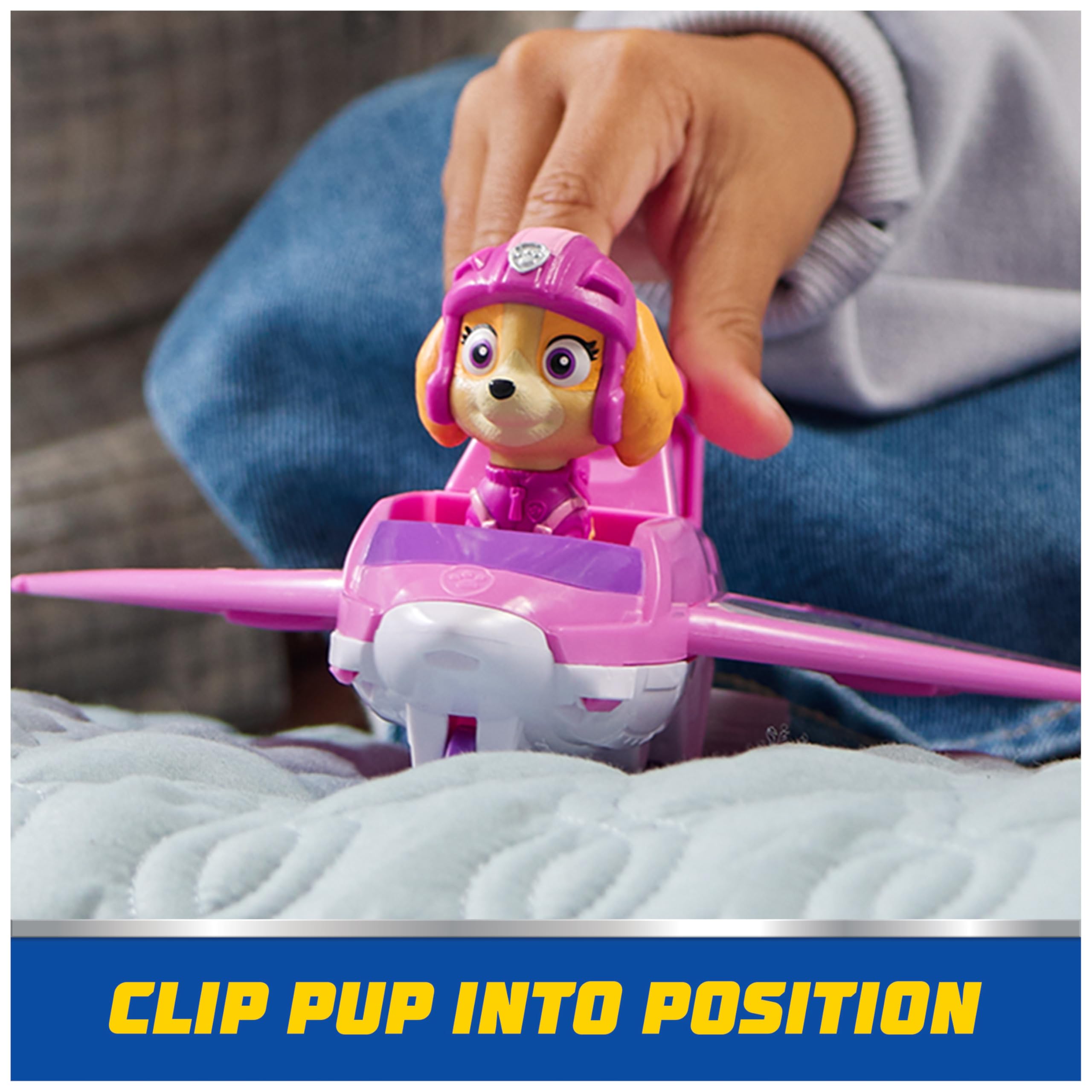 Action-packed PAW Patrol toy set encourages cooperative play.