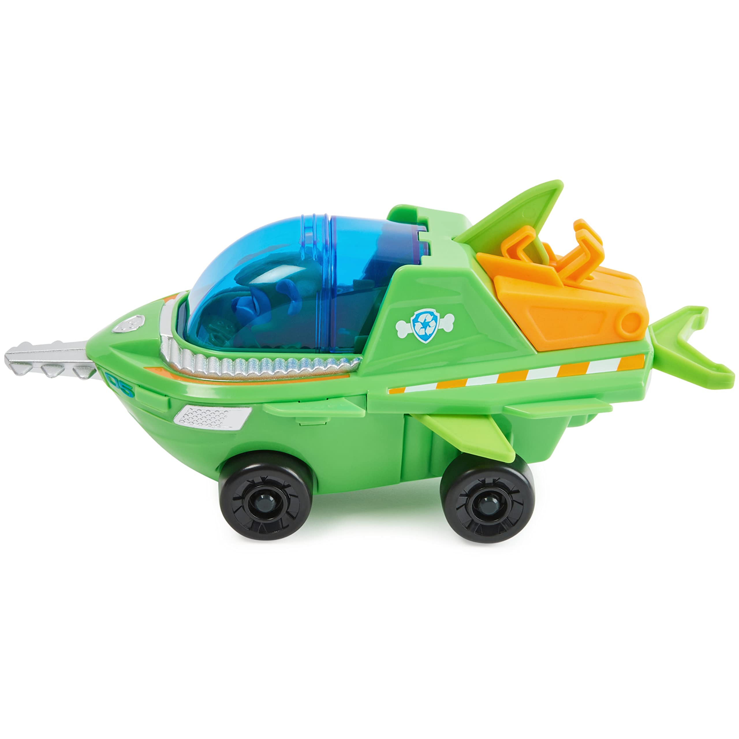 PAW Patrol Aqua Pups wetsuit crest and fins detail for authentic pretend sea rescues