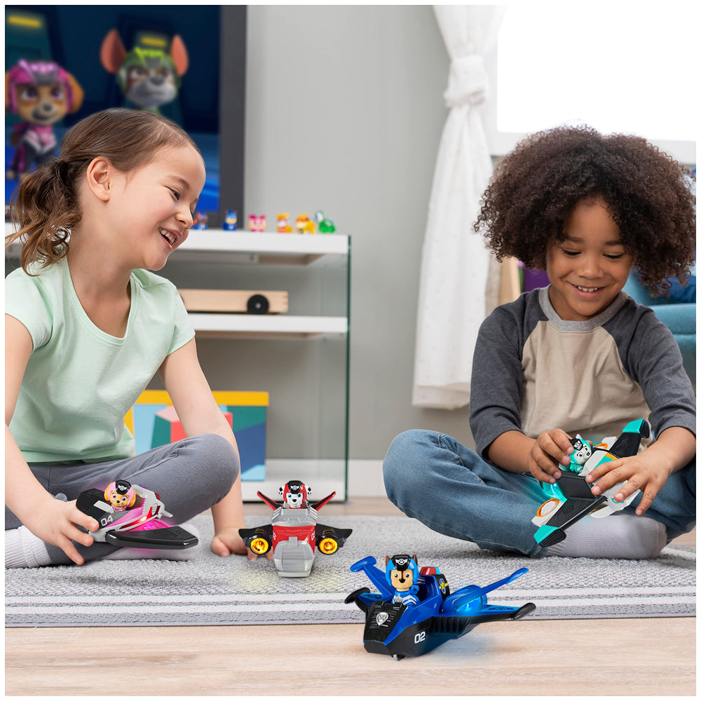 Paw Patrol battery compartment includes LR44 batteries for immediate play