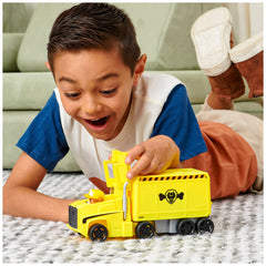 Paw Patrol command center trailer open during play for missions.