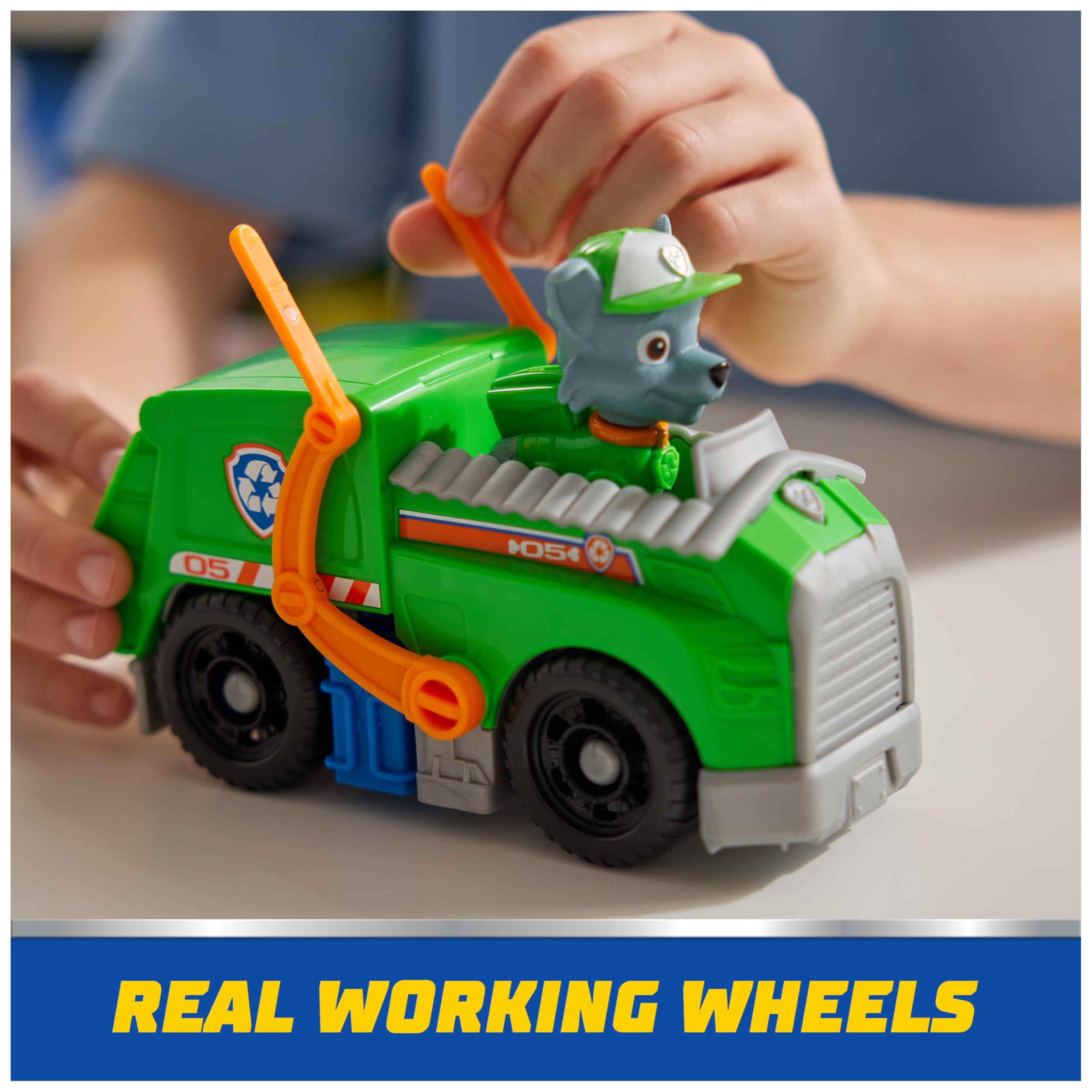 80% pre-consumer recycled plastic helps teach sustainability through play.