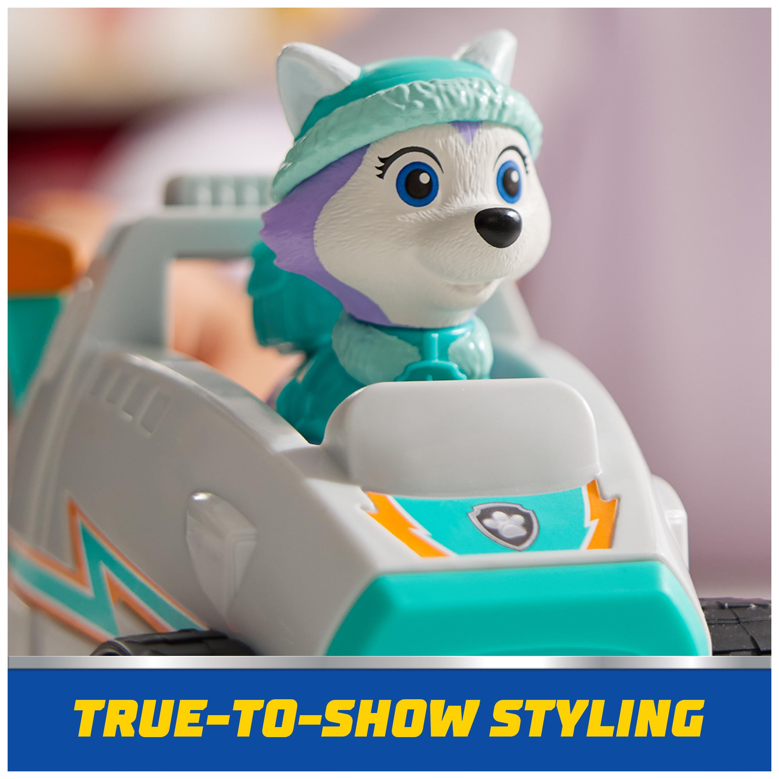 Safe, durable Paw Patrol toy for ages 3 and up during imaginative games.