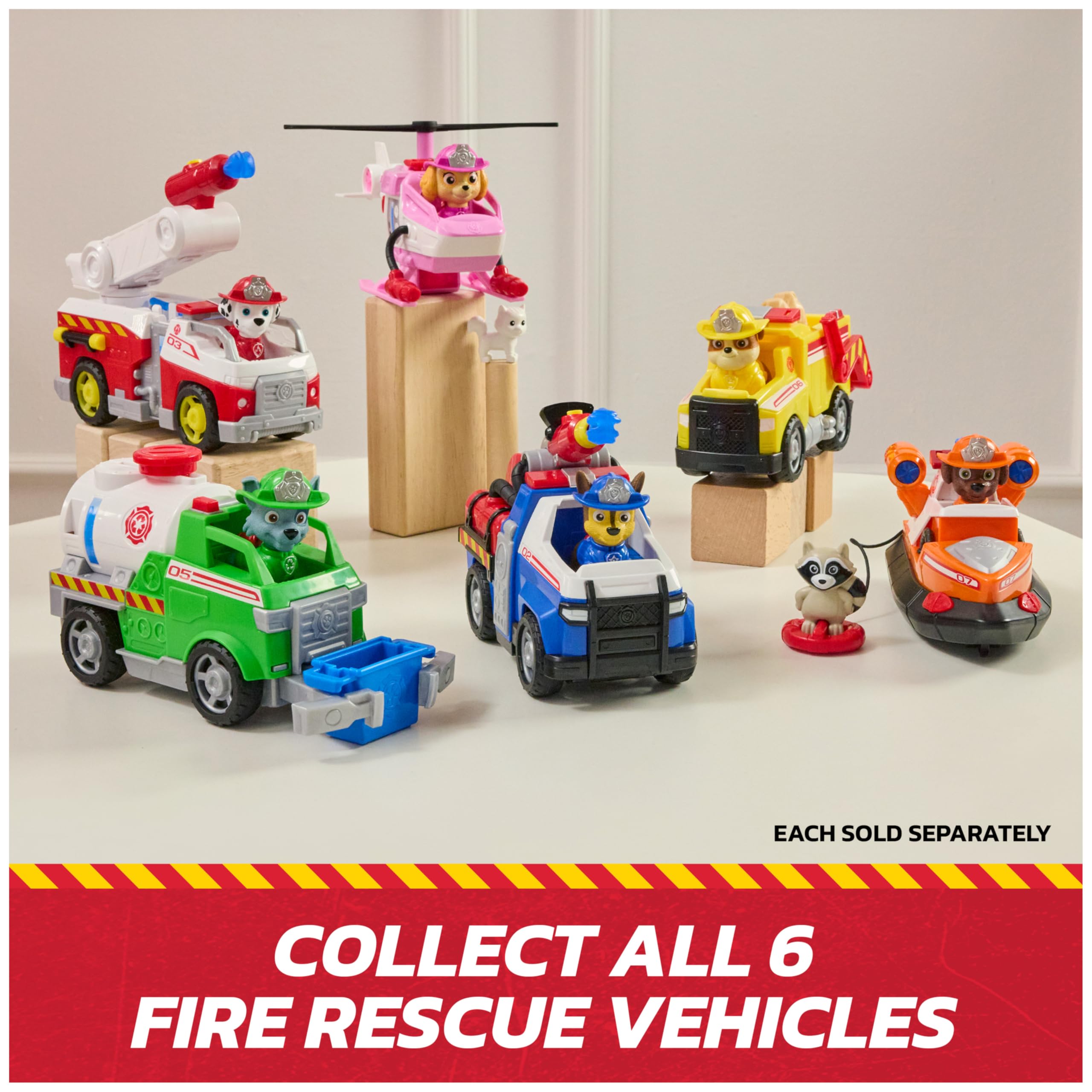 PAW Patrol Fire Rescue water projectiles ready for launch